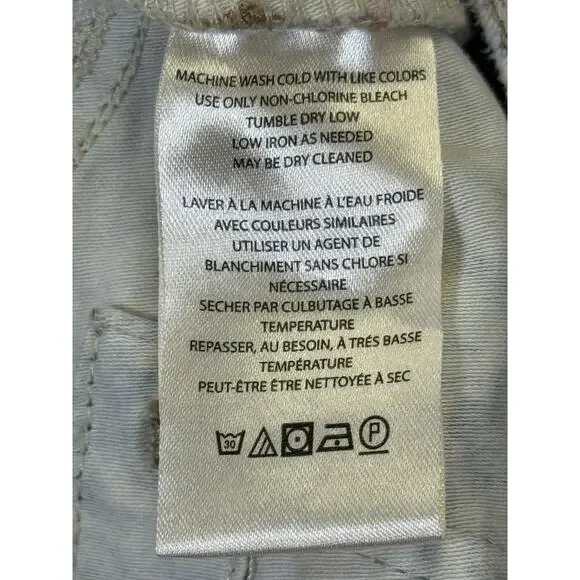 Pilcro Anthropologie The Wanderer Shorts Sz 30 Paisley Floral Patchwork Fray Hem - Picture 6 of 10